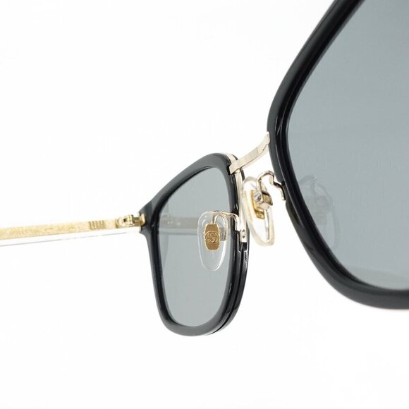 Gucci GG0563 Rectangular Frame Sunglasses Black Gray OS - Picture 7 of 16